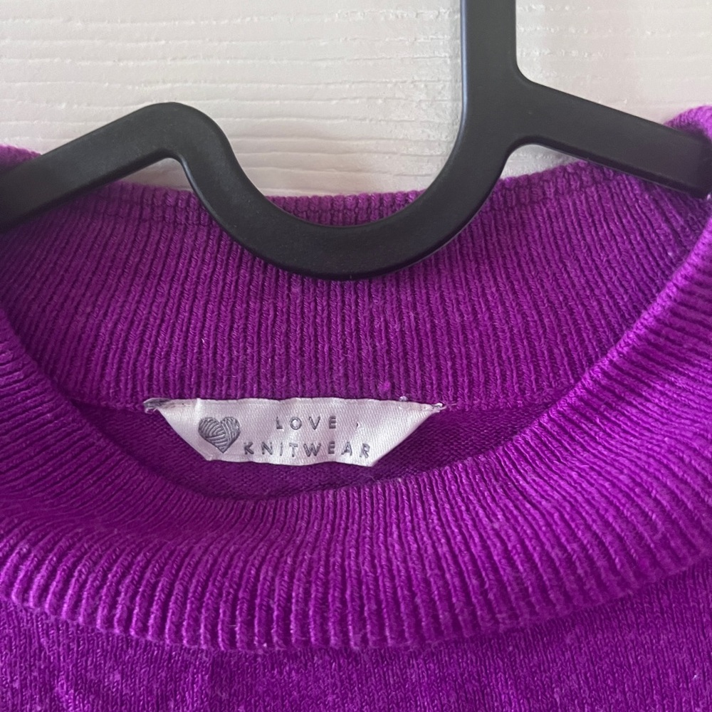 Purple sweater. - Picture 3 of 3